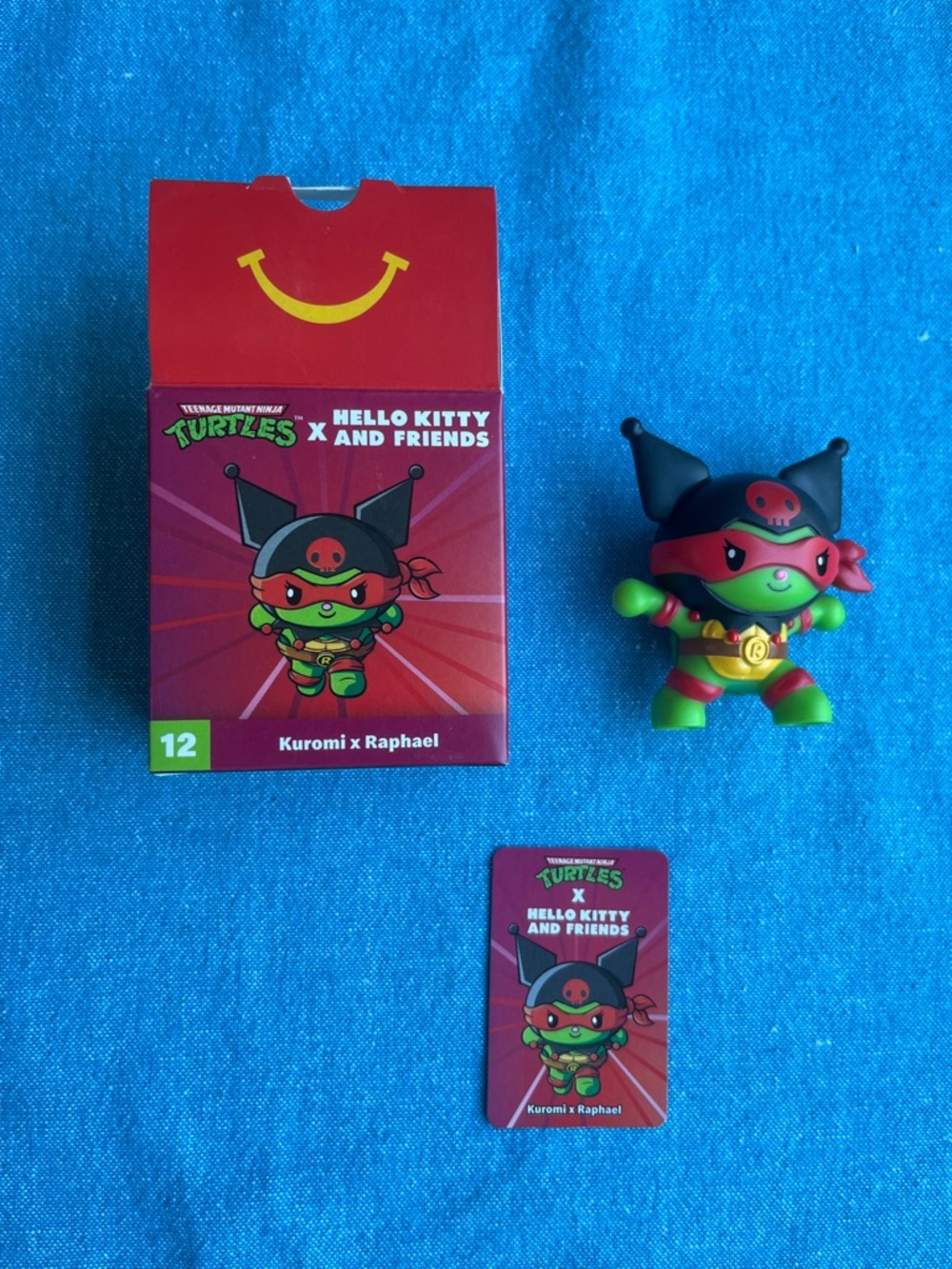 Kuromi × Raphael Figure: From The McDonalds Mutant Ninja
Turtle & Hello Kitty
